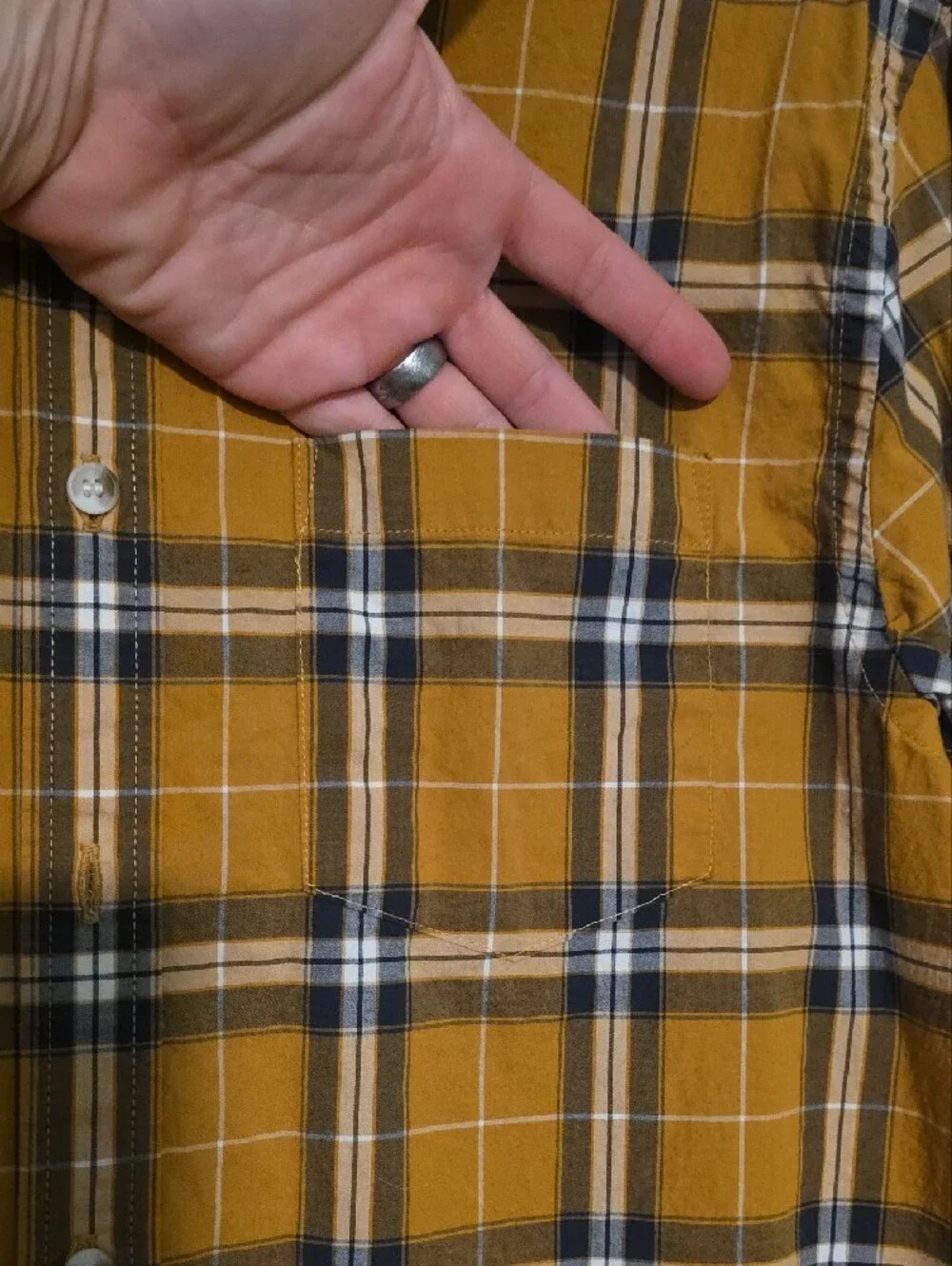 Banana Republic classic button